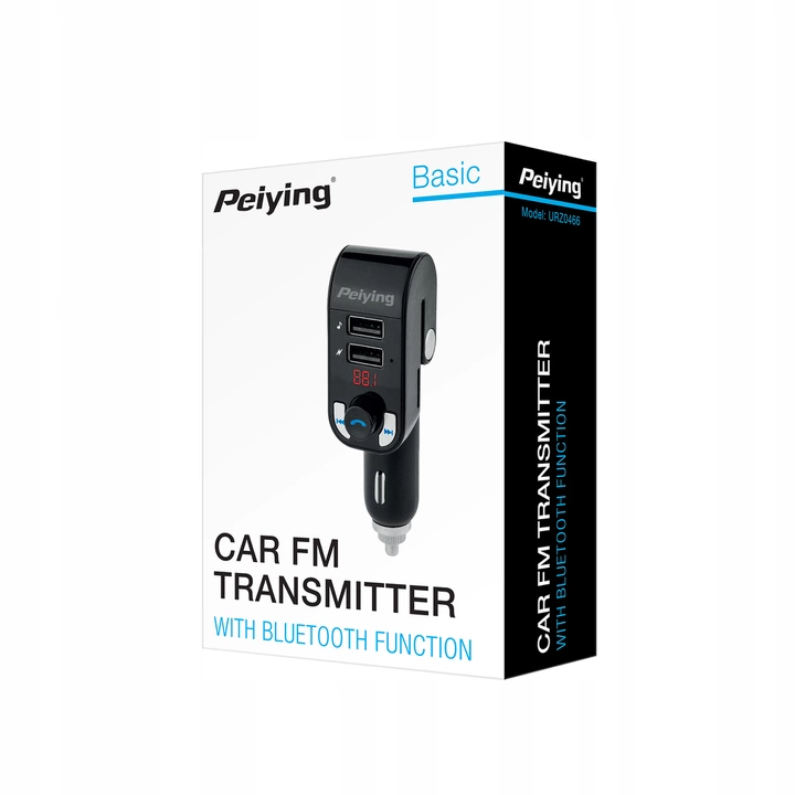 Transmiter Bluetooth Fm 2Xusb Ładowarka Urz0466