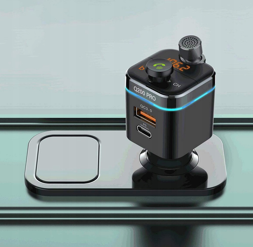 Feegar Q200 Pro Transmiter Zestaw Głośnomówiący Bt