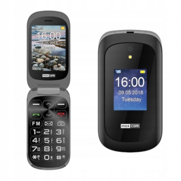Telefon Z Klapką Maxcom Mm825 Czarny