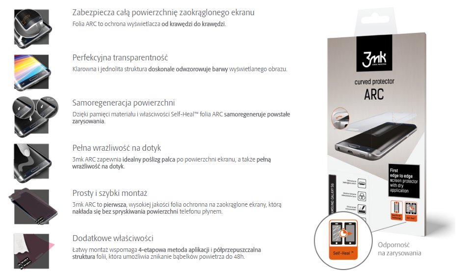 Folia 3Mk Arc Do Samsung Galaxy S9 Cały Ekran