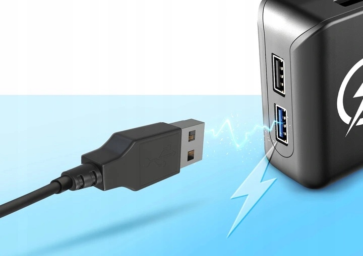 Rozdzielacz Samochodowy Xblitz R7 Usb Qc 3.0