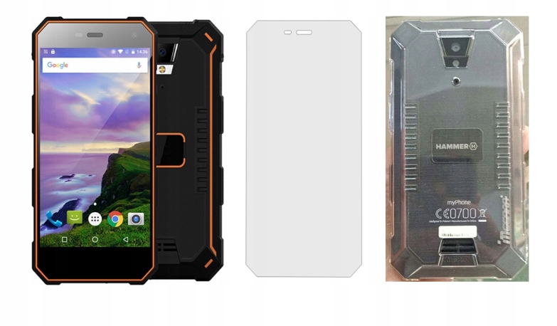 Szkło Hartowane + Etui Silikon Do Hammer Energy 5