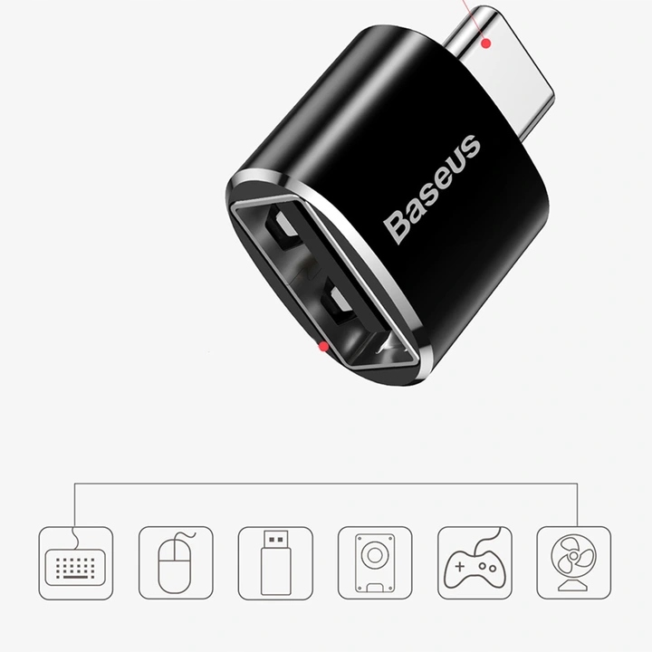 Baseus Adapter Przejściówka Usb-A Do Usb-C Otg