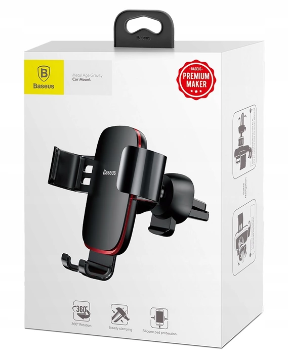 Baseus Uchwyt Samochodowy Do Telefonu Kratki