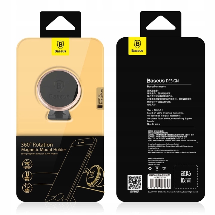 Baseus Uchwyt Samochodowy Do Telefonu Auta Magnes