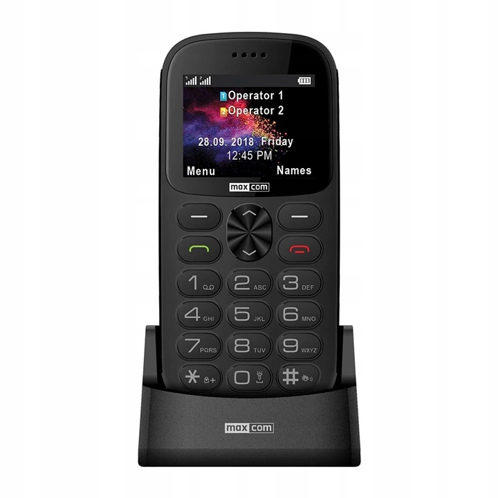 Maxcom Mm471 Stancjonarny Telefon Komórkowy Senior