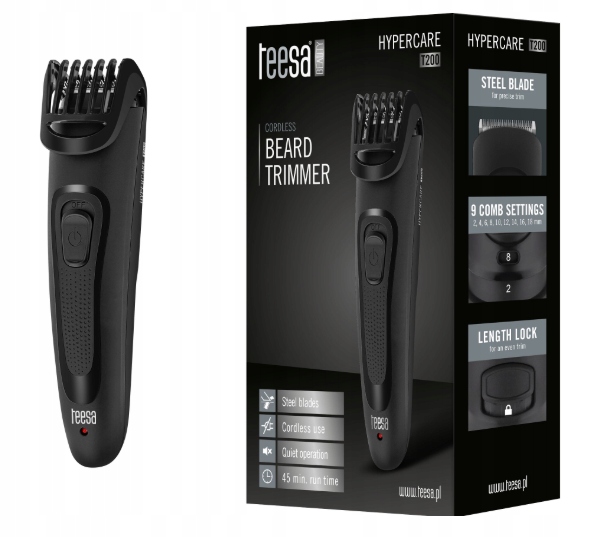 Bezprzewodowy Trymer Do Brody Teesa Hypercare T200