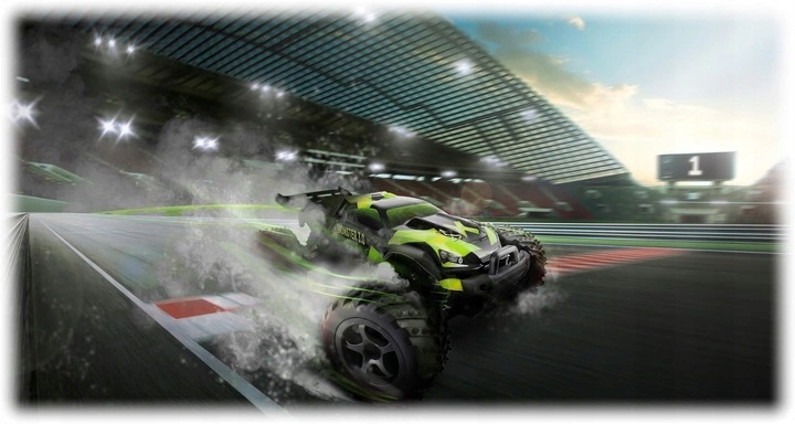 Samochód Zdalnie Sterowany Overmax Monster 45Km/H
