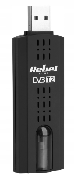 Tuner Cyfrowy Usb Tv Dvb-T2 H.265 Hevc Rebel