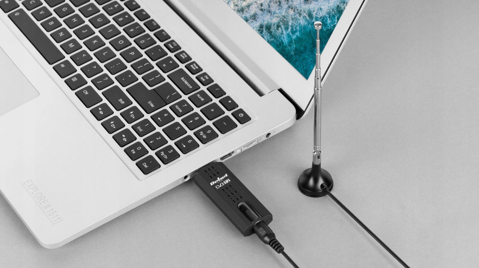 Tuner Cyfrowy Usb Tv Dvb-T2 H.265 Hevc Rebel