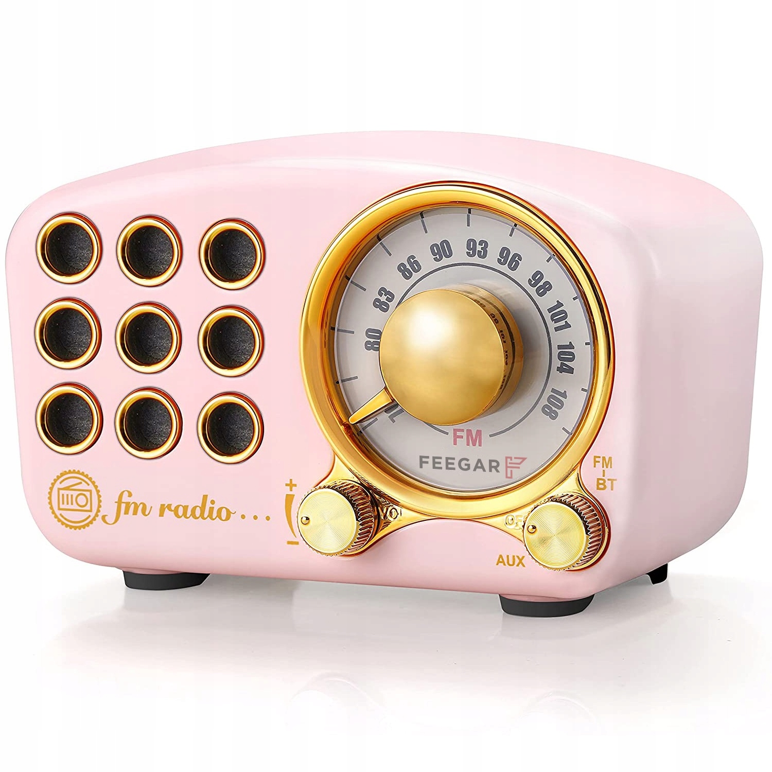 Feegar Retro Mini Radio Kuchenne Bluetooth 4.2 10H