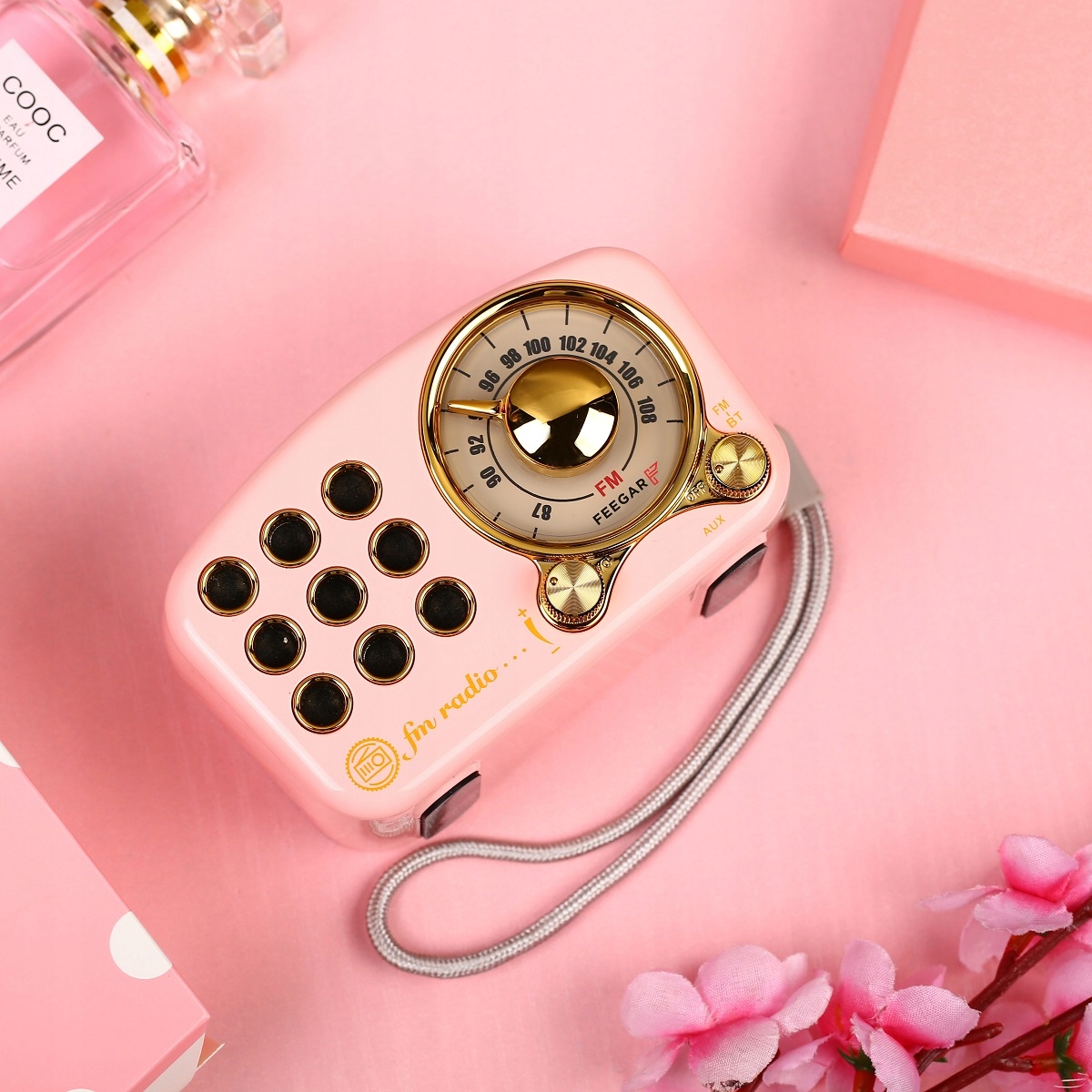 Feegar Retro Mini Radio Kuchenne Bluetooth 4.2 10H