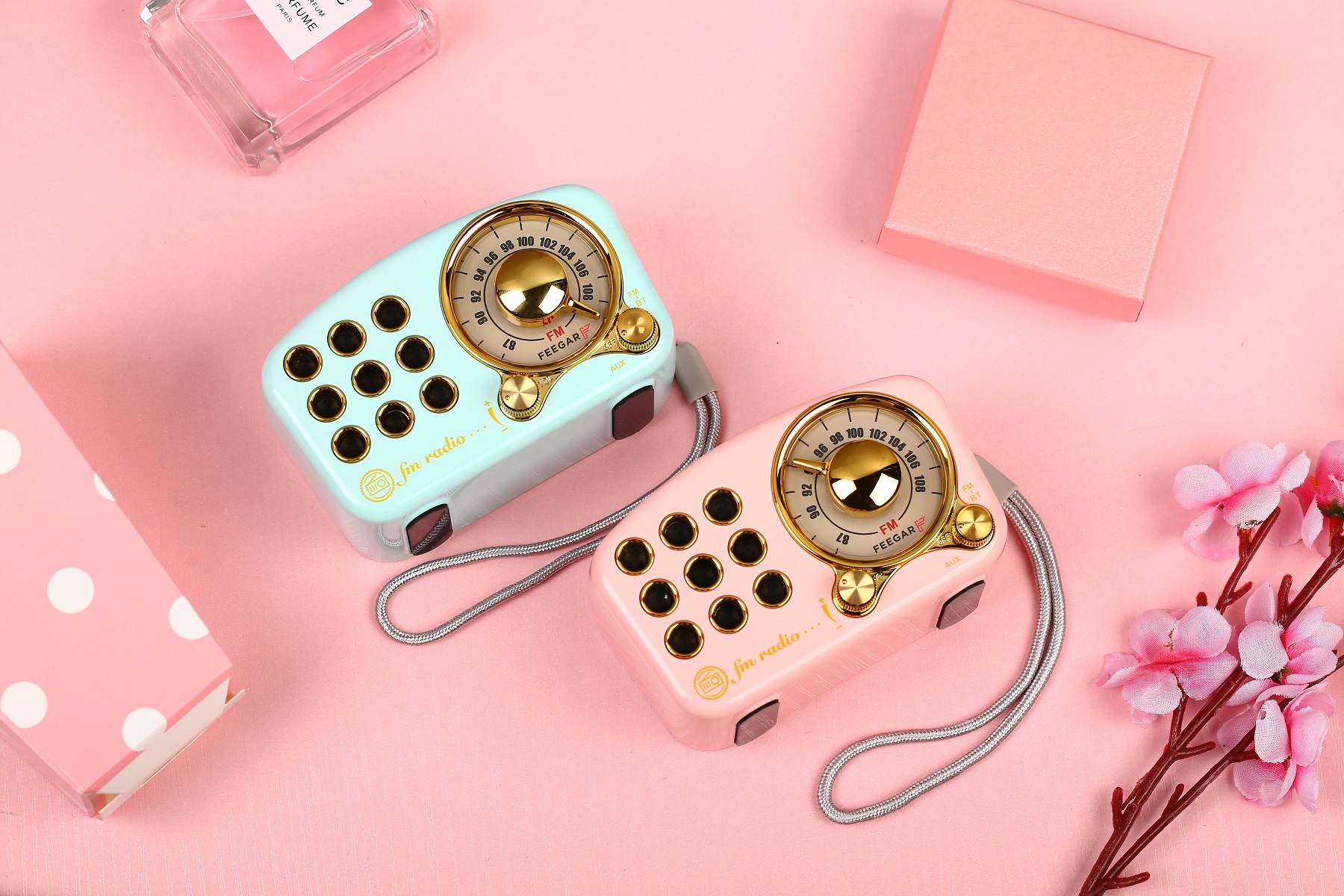 Feegar Retro Mini Radio Kuchenne Bluetooth 4.2 10H