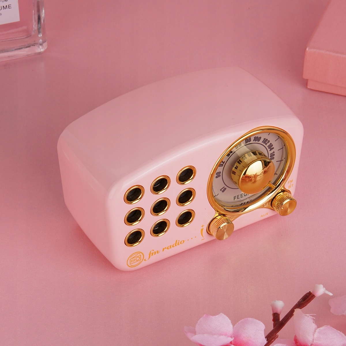 Feegar Retro Radio Fm Kuchenne Bluetooth Vintage