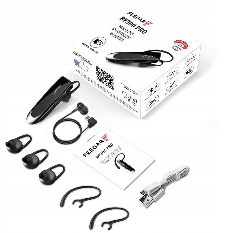 Zestaw Słuchawkowy Feegar Bf300 Bluetooth 5.0 24H
