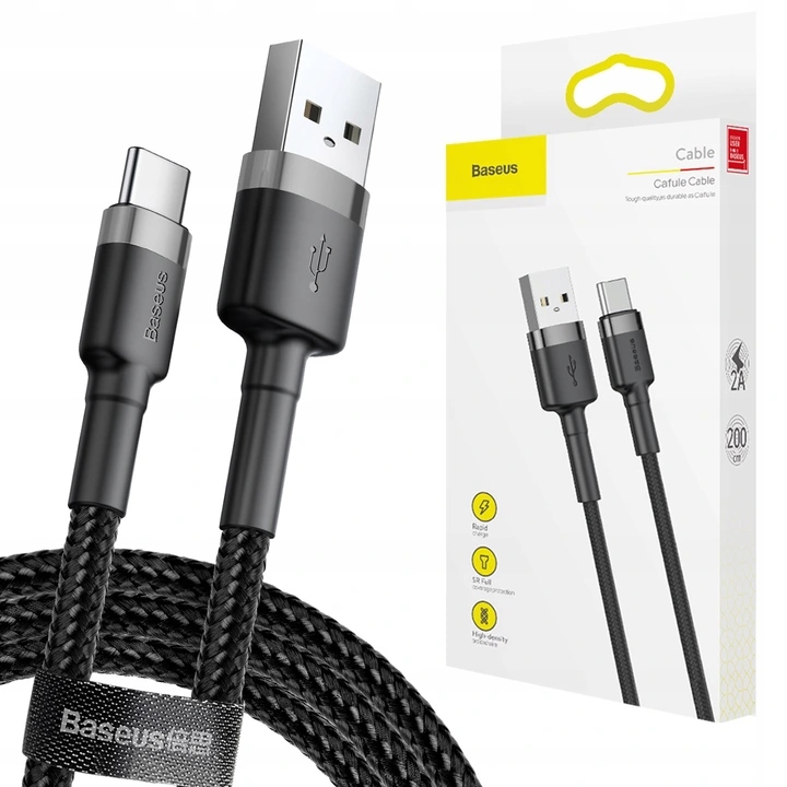 Baseus Kabel Usb-C Typ C Quick Charge 3.0 2M 2A