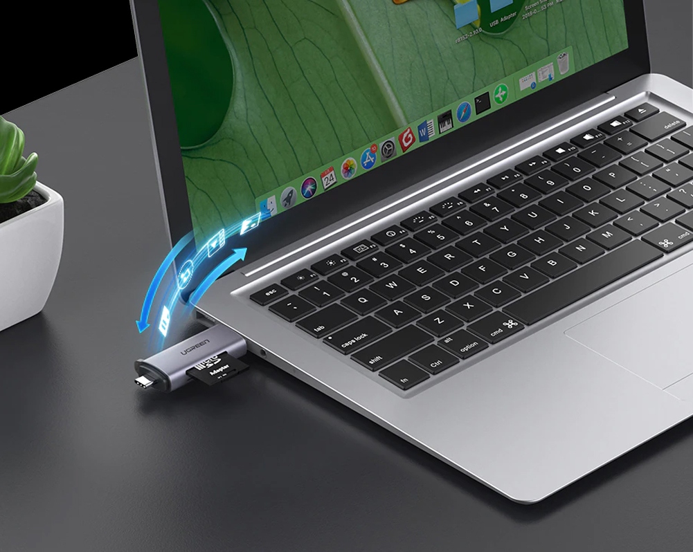 Ugreen Czytnik Kart Sd / Micro Na Usb / Usb-C 3.0