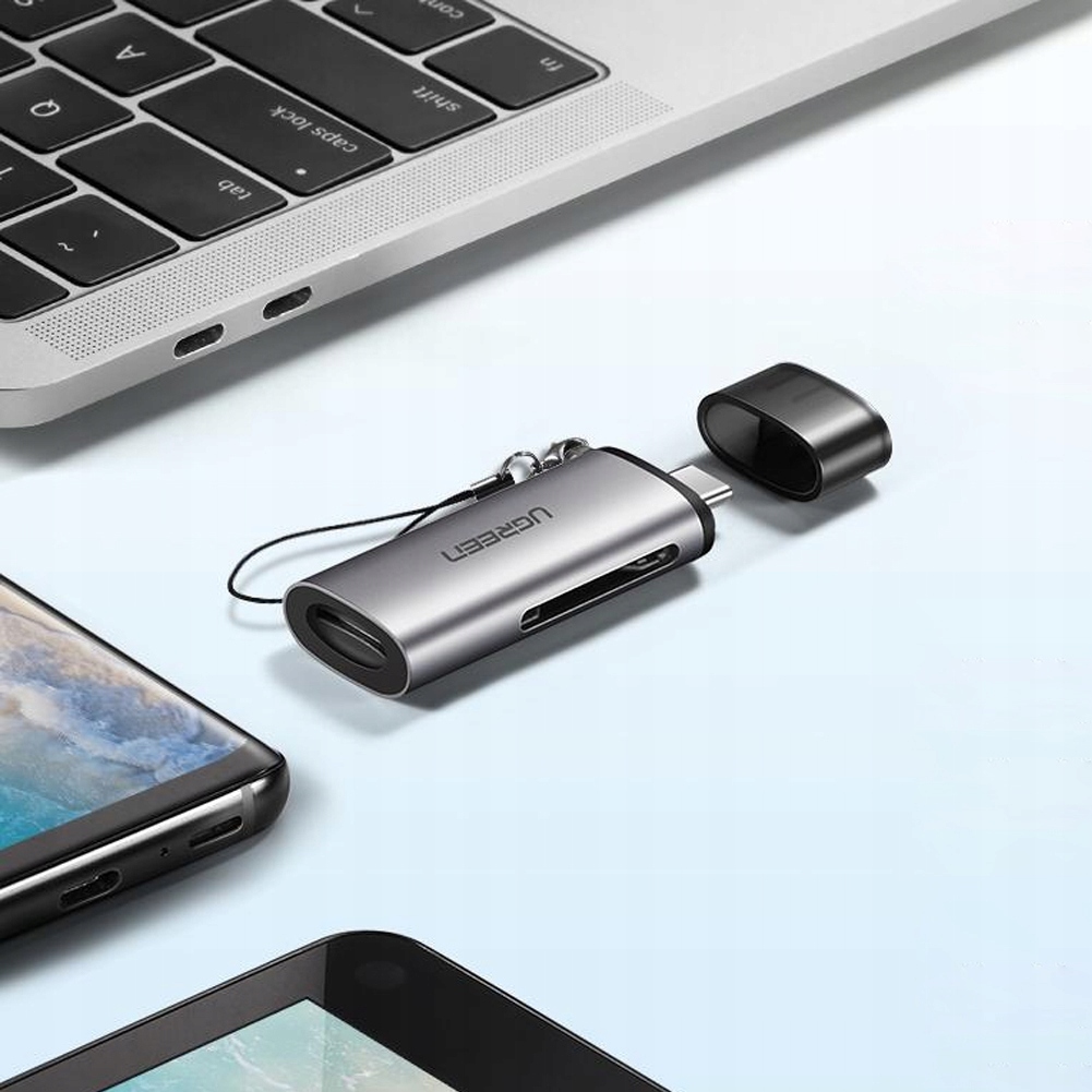 Ugreen Czytnik Kart Sd / Micro Na Usb / Usb-C 3.0