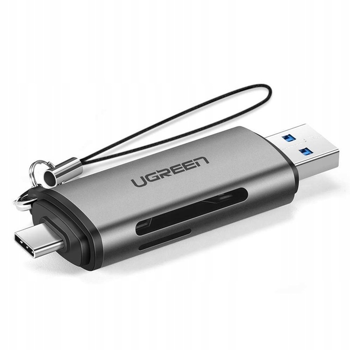 Ugreen Czytnik Kart Sd / Micro Na Usb / Usb-C 3.0