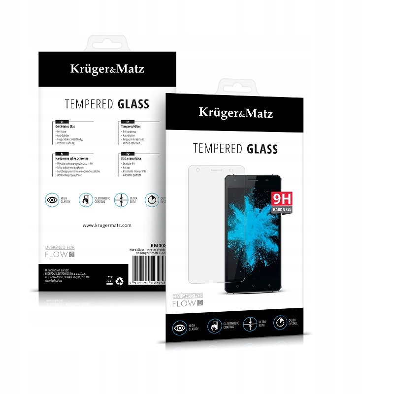 Hartowane Szkło Kruger&Matz 9H Do Flow 5
