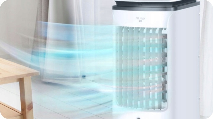 Klimator Przenośny Wodny 3W1 Nawilża Chłodzi