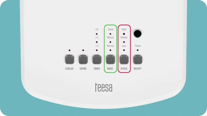 Klimator Przenośny Wodny 3W1 Nawilża Chłodzi