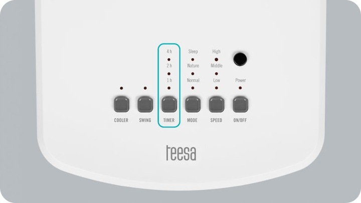 Klimator Przenośny Wodny 3W1 Nawilża Chłodzi