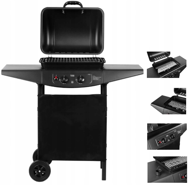 Grill Gazowy Teesa Bbq 2000 2 Palniki 5 Kw Tsa0080