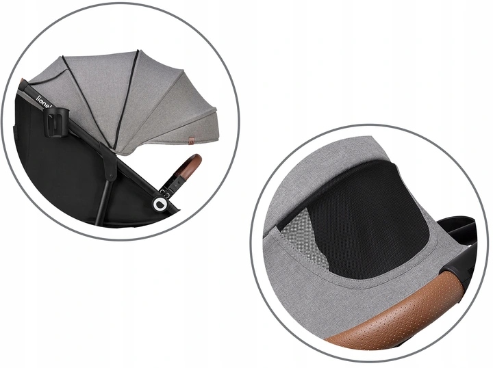 Wózek Spacerowy Lekki Lionelo Alexia Duże Koła