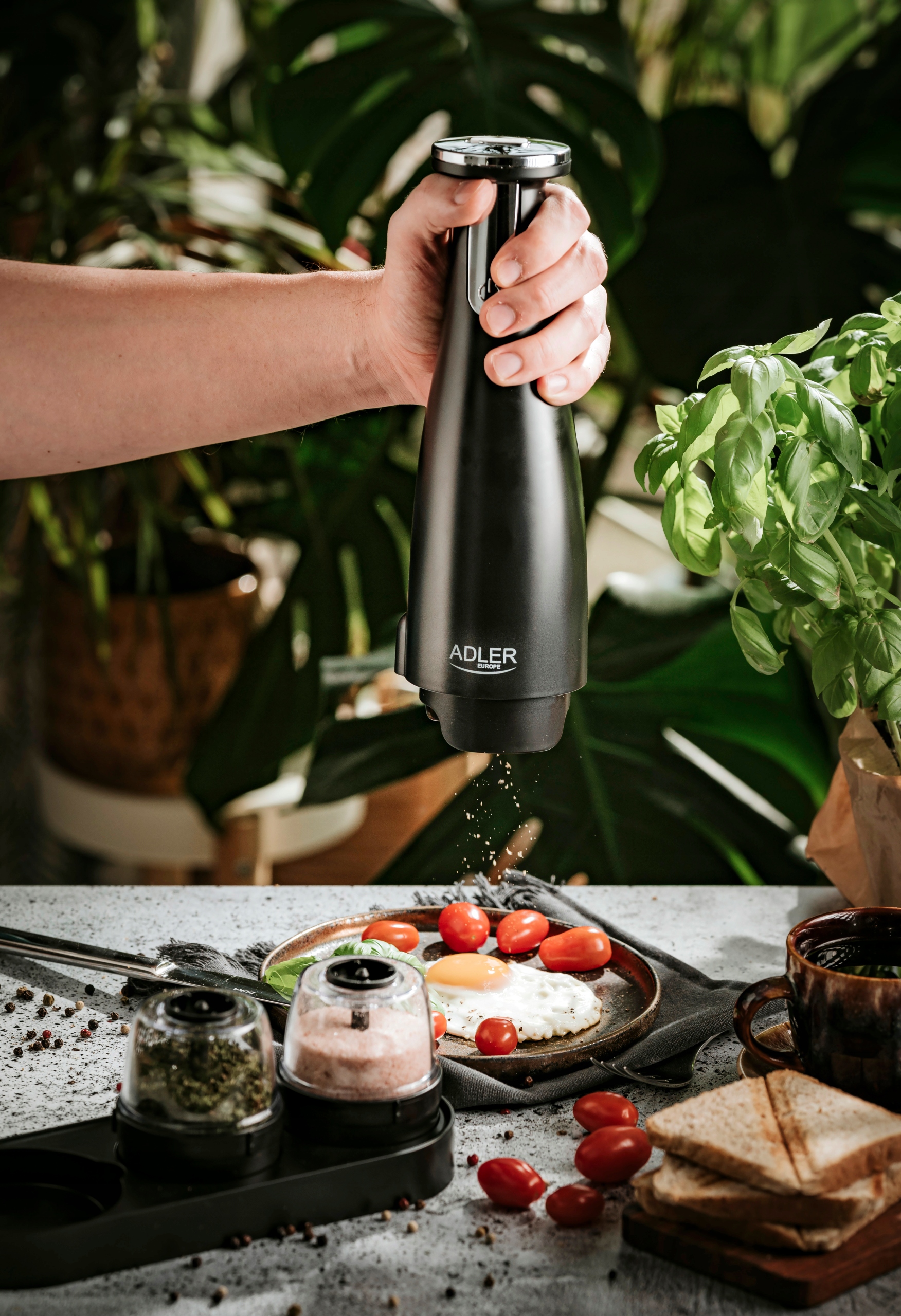 Elektryczny Młynek Do Pieprzu I Soli Zestaw Usb