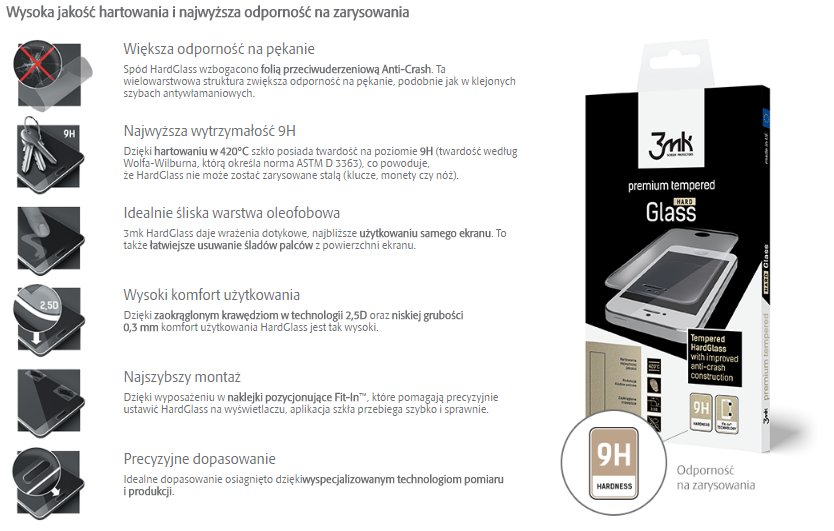 3Mk Hardglass Szkło Hartowane Do Iphone 6/6S