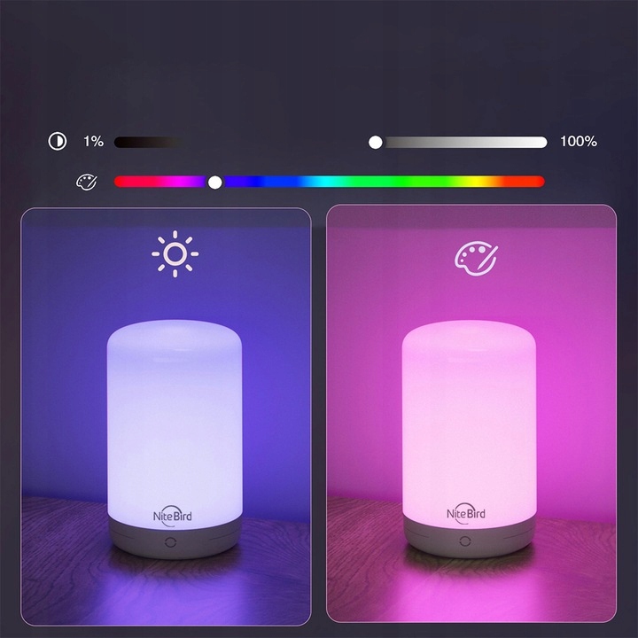 Gosund Lb3 Inteligentna Lampka Nocna Led Rgb Wifi