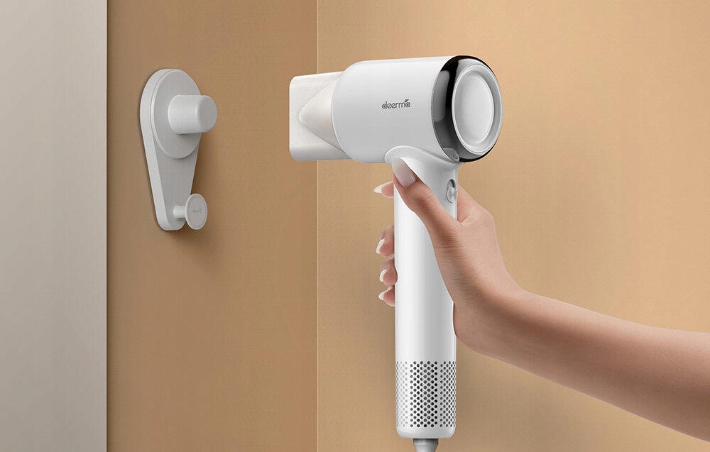 Suszarka Do Włosów Z Jonizacją Deerma Dem-Cf50W Z Wieszakiem Magnetycznym
