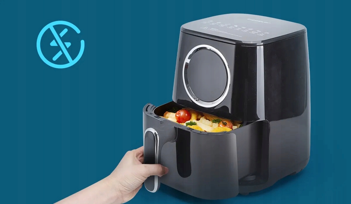 Frytkownica Beztłuszczowa Air Fryer 4.2L Moc 1400W Okno Podglądowe