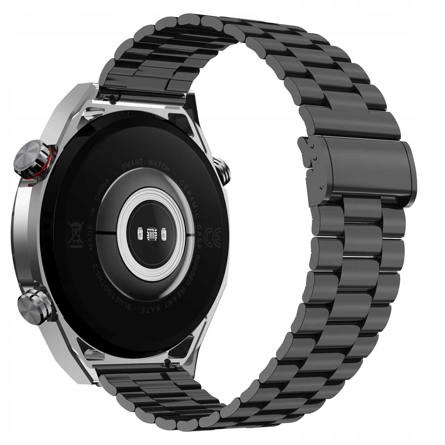 Smartwatch Ecowatch Eco1 Czarny Ulitmate Rozmowy Głosowe 3 Paski Menu Pl