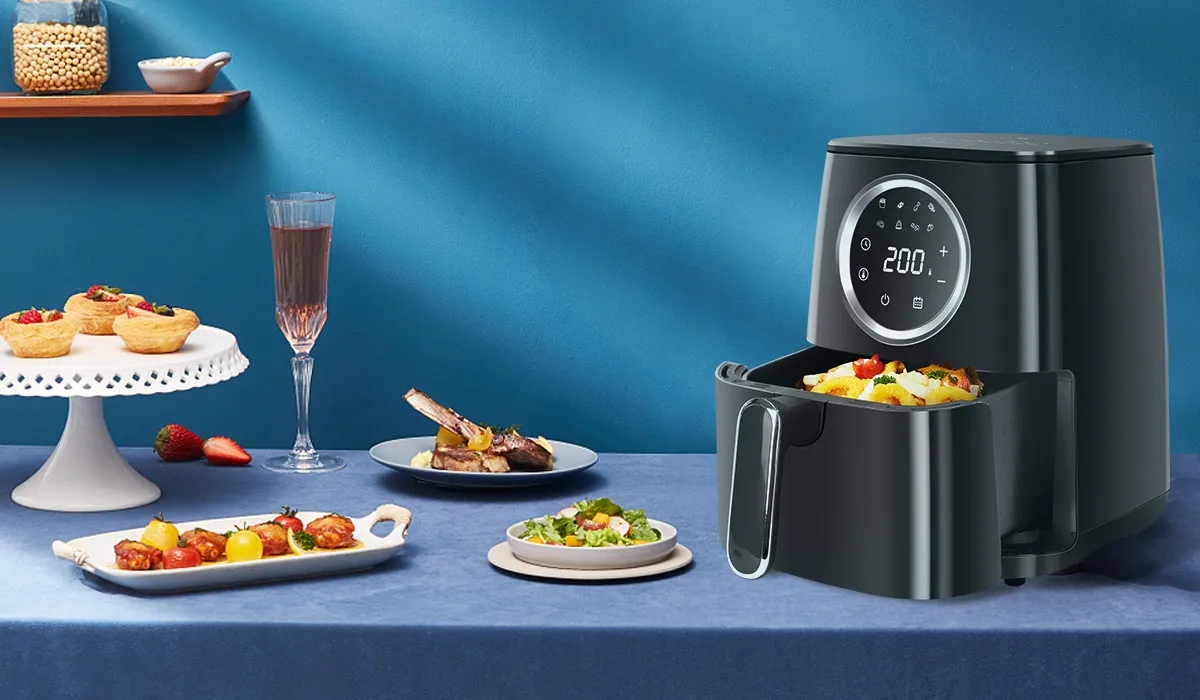 Frytkownica Beztłuszczowa Air Fryer 4.2L Moc 1400W Okno Podglądowe