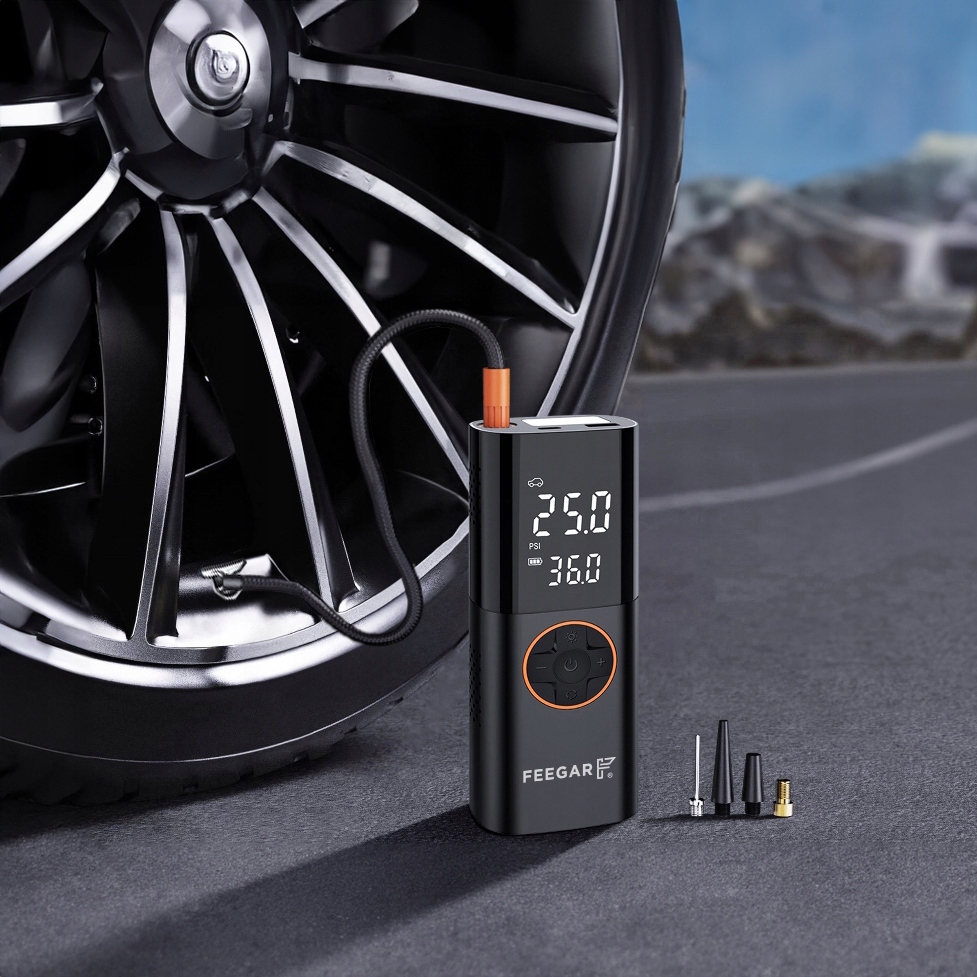 Kompresor Samochodowy Feegar Pompka Sprężarka 12V