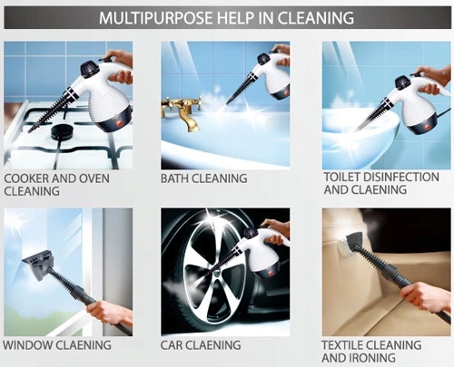 Czyścik Parowy Myjka Camry 7021 1500W 3,5Bar +Duży Zestaw Końcówek