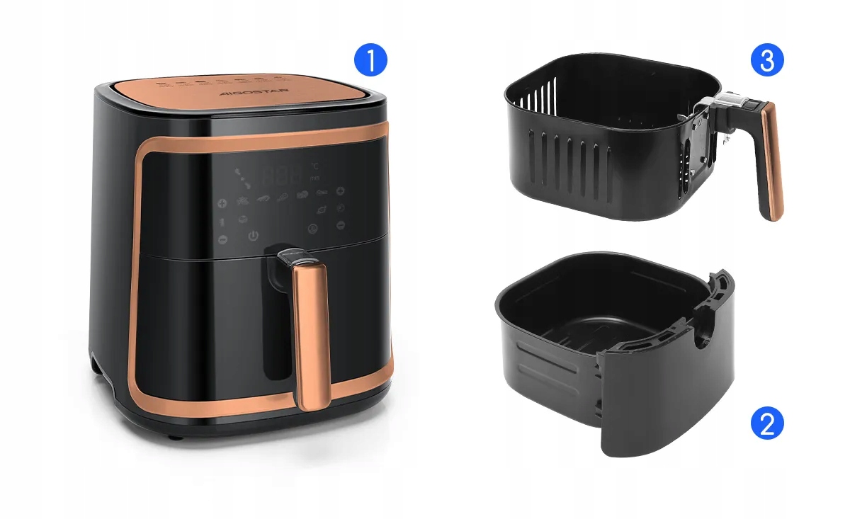 Frytkownica Beztłuszczowa 7L Frytownica 1900W