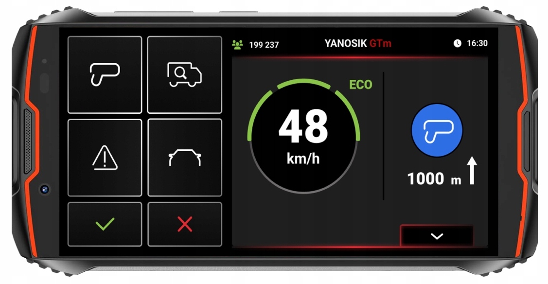 Yanosik Gtm Dotykowy Ekran Z Abonamentem 12Msc