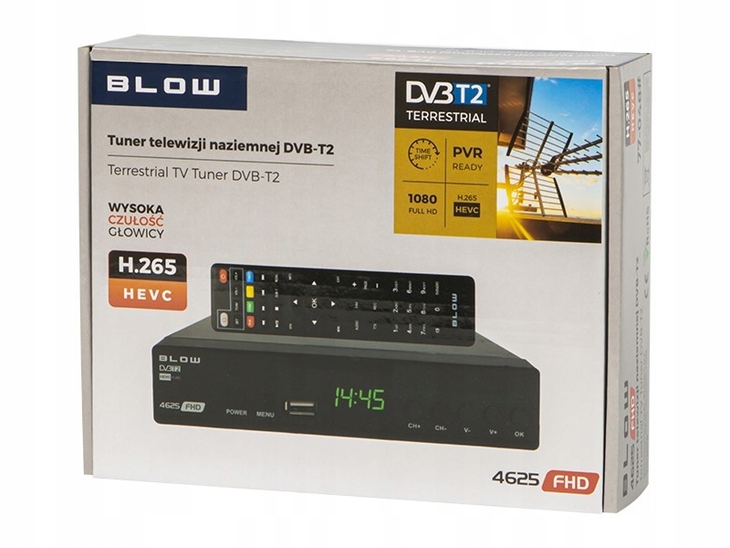 Blow Tuner Tv Dvb-T2 4625Fhd H.265