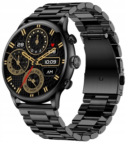 Elegancki Smartwatch Myphone Watch Elegant 2 Ip67 Amoled Rozmowy Czarny