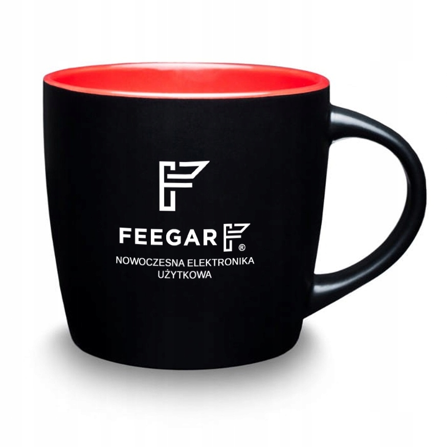 Oryginalny Duży Kubek Z Logo Feegar 360 Ml
