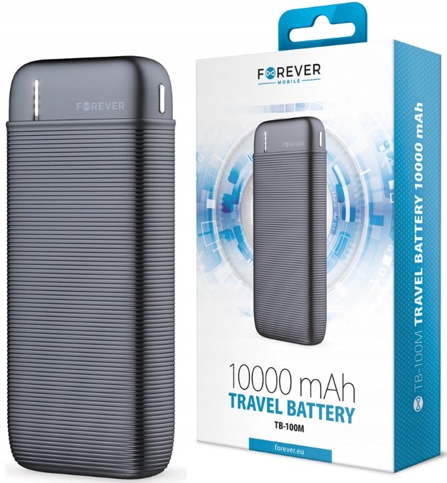Kieszonkowy Power Bank 10000Mah Usb Micro Usb Typc