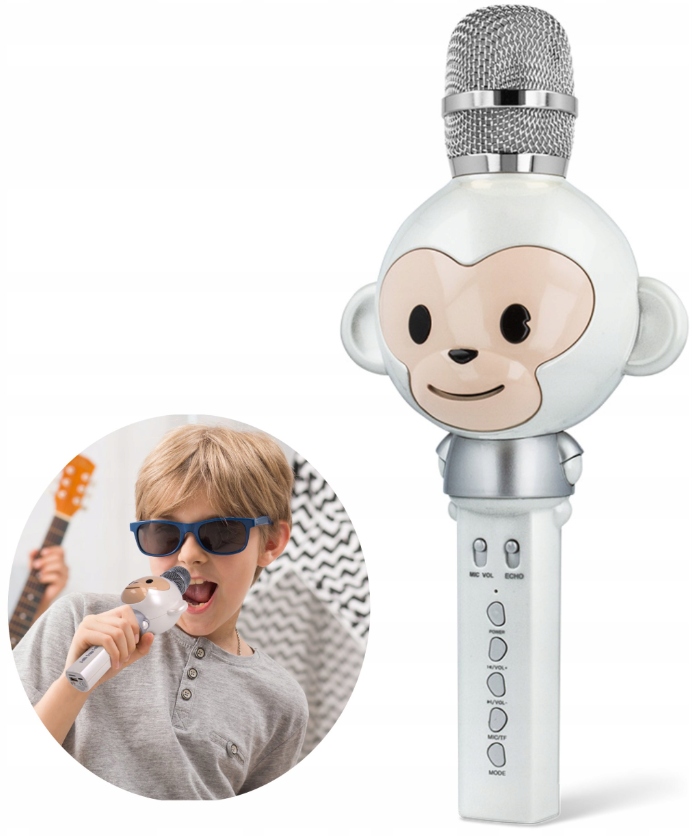 Mikrofon Bluetooth Z Głośnikiem Karaoke Dla Dzieci