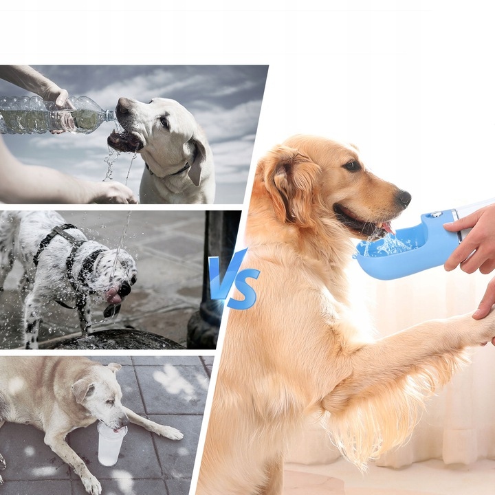 Poidło Dla Psa Bidon Z Miską Na Wodę 380Ml Nobleza