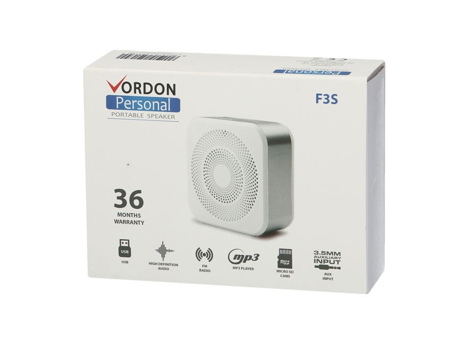 Głośnik Vordon F3S Przenośny Mp3 Usb Sd