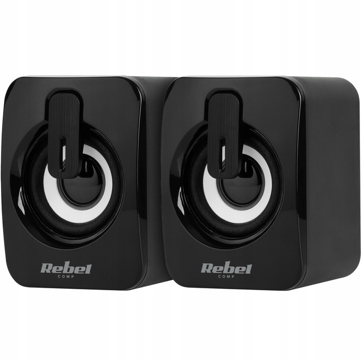 Głośniki Komputerowe 2.0 Do Pc Komputera Laptopa