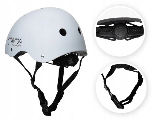 Kask Dziecięcy Ochronny Rower Hulajnoga 47-58 Momi