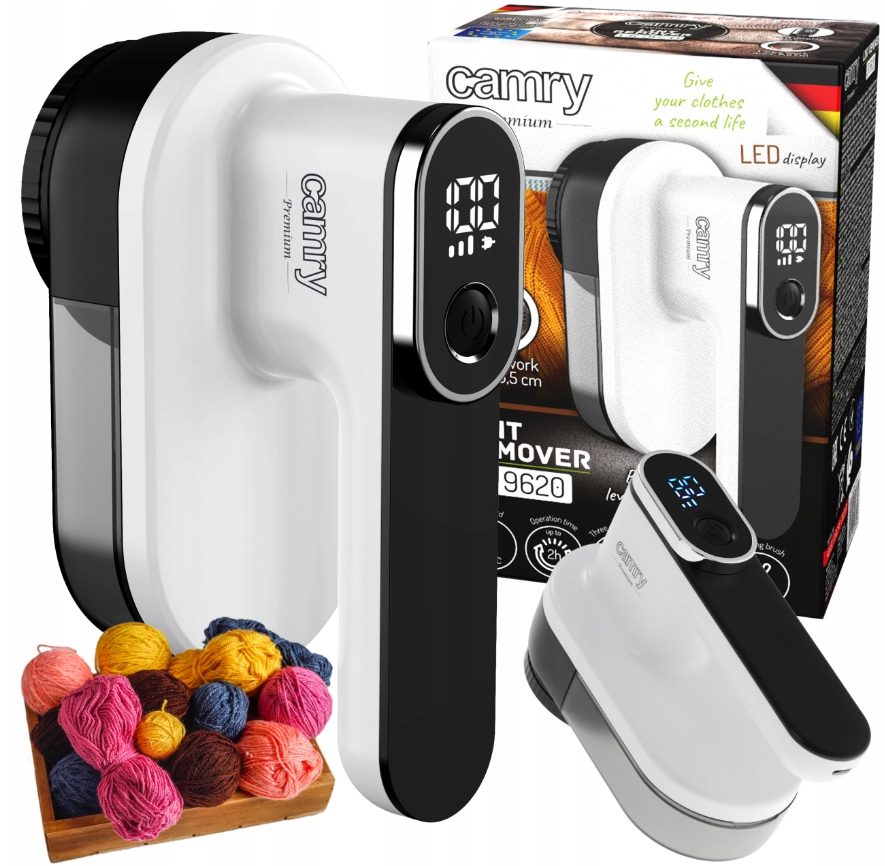 Nowoczesna Mocna Golarka Do Ubrań Tapicerki Swetrów Kanapy Duża Cr 9620